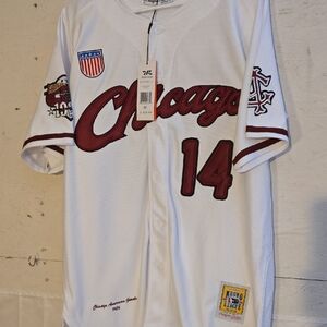 Chicago White and Maroon Men's Jersey